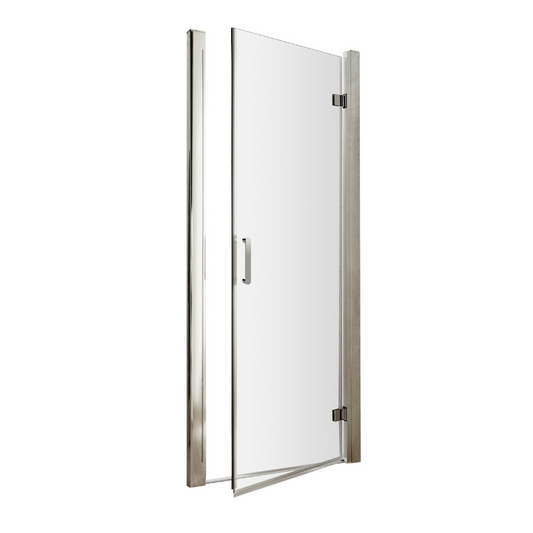 The Nuie Pacific 800mm Hinged Door with a 6mm glass and polished chrome frame is truly a stunning addition to any bathroom. The reversible outward opening hinged door ensures ease of use and convenience. The 6mm toughened safety glass provides durability and peace of mind. The rounded D handle adds a touch of elegance to the overall design. Moreover, the lifetime guarantee offered on all enclosures showcases the quality and reliability of this product.