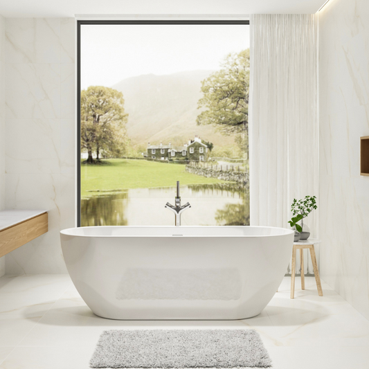 The Belgravia Gloss White bathtub from Charlotte Edwards exudes timeless elegance and sophistication. The bathtub features a high-quality, glossy white finish and a classic roll-top design that complements any bathroom decor. It is crafted from durable materials that ensure strength and resilience, and is built to provide superior comfort and relaxation every time you use it.