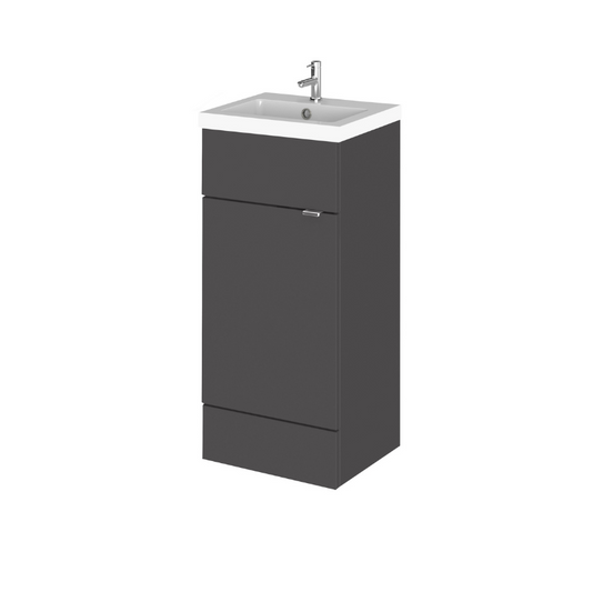 The Hudson Reed Fusion Anthracite Woodgrain Vanity Unit is a sleek and stylish addition to any modern bathroom. The unique Anthracite Woodgrain finish, combined with the natural wood grain, creates a visually stunning focal point that adds a touch of sophistication to the space. If a glossy finish is more to your liking, the high gloss grey option offers a contemporary twist that will elevate the overall aesthetic. 