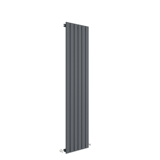 The Nuie Sloane Single Panel Radiator in anthracite is a fantastic choice to add a stylish and modern touch to any room. Its sleek design and bold colour make it a standout feature that will enhance the overall aesthetic of your space. Additionally, this radiator comes complete with fixing screws, ensuring easy and hassle free installation.