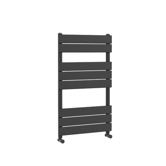 The Piazza Square Flat Towel Radiator is truly a stylish addition to any room. Its high anthracite finish adds a touch of elegance and sophistication. The radiator comes complete with fixing screws, making installation a breeze. Although valves are sold separately, this allows you to choose the perfect ones to match your personal style.