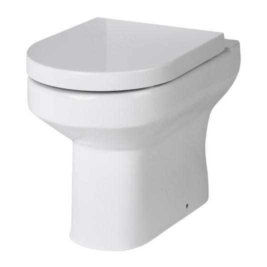 The Hudson Reed Back To Wall Pan & Seat is a sleek and modern toilet unit designed to fit seamlessly into any contemporary bathroom. The back to wall design maximizes floor space by allowing the toilet to be positioned flush against the wall. This toilet features a durable ceramic construction that is easy to clean and maintain.