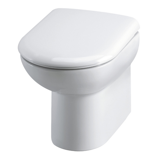 The Hudson Reed Lawton Back To Wall Pan & Seat is a stylish and functional addition to any modern bathroom. This toilet pan is designed to fit neatly against a wall and comes with a soft close seat to ensure a quiet and peaceful bathroom experience.