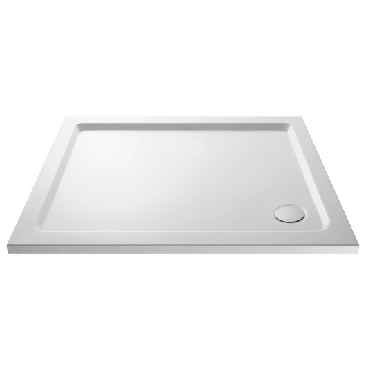 The Nuie Rectangular White Slimline Shower Tray is a phenomenal choice for those seeking a sleek and contemporary wetroom design. With innovative features like screw retention for easy leg set attachment and a flat underside for straightforward installation and levelling, this shower tray offers convenience and efficiency. Its slimline profile, standing at just 40-45mm high, adds a touch of modern elegance to any bathroom space. 