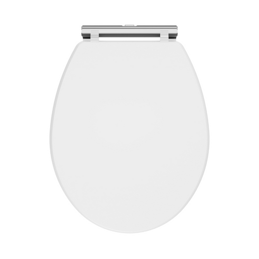 The Nuie Classique Satin White Soft Close Wooden Toilet Seat is a perfect blend of style and durability. Made from high quality materials, this wooden seat is designed to offer comfort and longevity. The beautiful satin white finish gives your bathroom a touch of elegance, while the soft close mechanism ensures a gentle and quiet close every time. With easy installation and universal fittings, this seat is compatible with most toilet models.