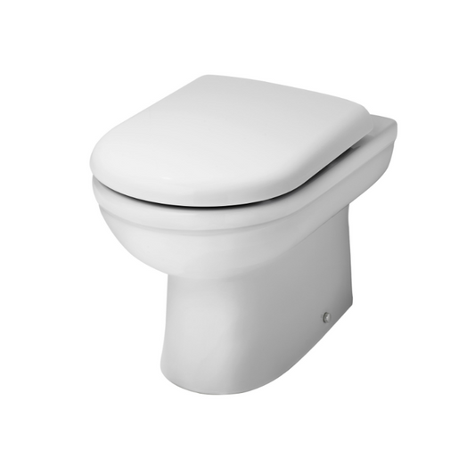 The Nuie Ivo Back To Wall Pan is a sleek and stylish toilet that is designed to modernize any bathroom. Made from high quality ceramic materials, this pan is both durable and sturdy, making it a long lasting addition to any home. The back to wall design of this pan allows for a neat and tidy installation that gives the illusion of more space and a minimalist appearance. The matching seat is ergonomically designed to provide a comfortable and enjoyable experience for anyone who uses it. 