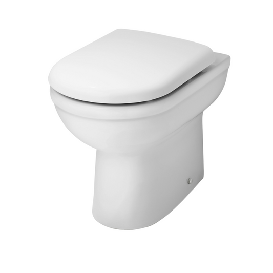 The Nuie Ivo Back To Wall Pan is a sleek and stylish toilet that is designed to modernize any bathroom. Made from high-quality ceramic materials, this pan is both durable and sturdy, making it a long lasting addition to any home. The back to wall design of this pan allows for a neat and tidy installation that gives the illusion of more space and a minimalist appearance. The matching seat is ergonomically designed to provide a comfortable and enjoyable experience for anyone who uses it.