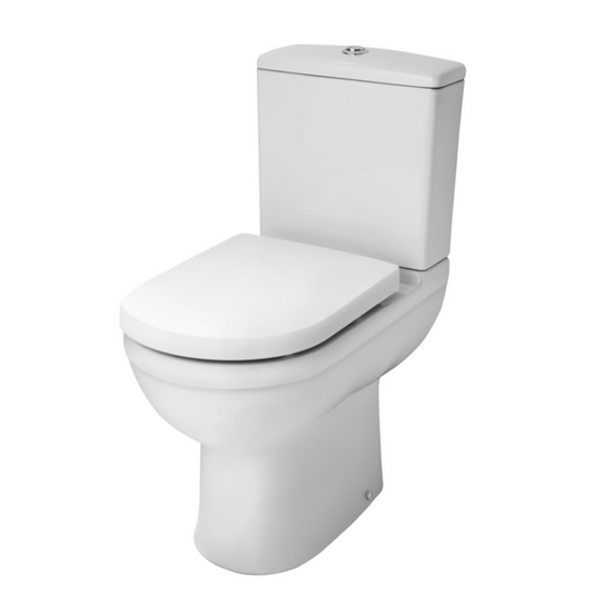 The Nuie Ivo Comfort Height Pan & Cistern is a stylish and modern toilet suite designed for comfort and convenience. The toilet pan is raised to a comfortable height, making it easier to sit down and stand up, especially for those with mobility issues. The Comfort Height Pan & Cistern is made from high quality ceramic, which is easy to clean and maintain. The toilet seat is not included in the package but can be purchased separately.