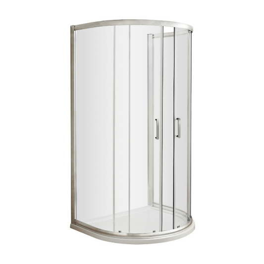 The Nuie Pacific 1050mm D Shape Enclosure is a sleek and stylish addition to any bathroom. Made with high quality 6mm tempered glass, this enclosure is durable and built to last. The sleek D shaped design creates a modern, minimalist look, while the rounded D shaped handles add a touch of elegance.