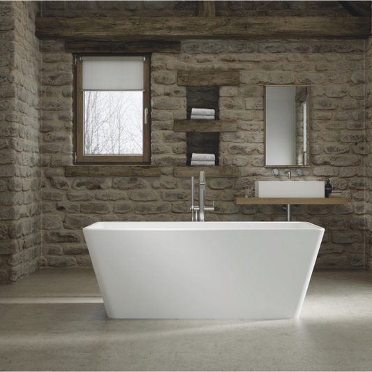 Introducing this charismatic and luxurious rectangular bath, designed to elevate your bathroom experience to new heights of indulgence. Crafted with sleek and contemporary lines, this piece is a modern work of art that promises to become the centrepiece of your bathroom. The clean, minimalist design exudes an understated elegance that is sure to impress, while the spacious rectangular shape provides ample room for relaxation.