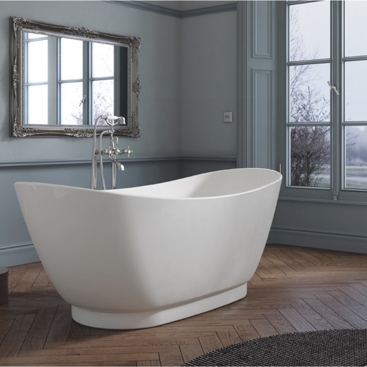 Indulge in the ultimate bathing experience with the exquisitely designed and delicately  contoured slipper bathtub, offering a perfect combination of comfort, elegance, and  relaxation.  Featuring a beautiful and smooth finish, this bathtub is a statement of luxury,  sophistication, and refinement.