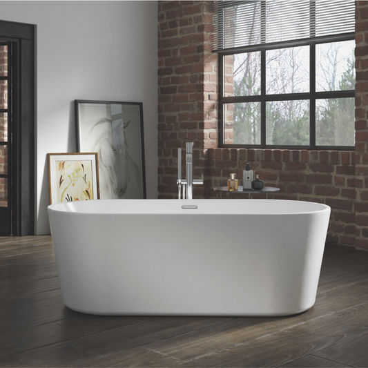 Its oval shape not only adds a touch of modern sophistication but also provides ample space for a relaxing soak. The use of acrylic material ensures durability and easy maintenance, perfect for those looking for a long-lasting and hassle-free bathing experience. With this oval bath, you can transform your bathroom into an oasis of comfort and tranquillity.